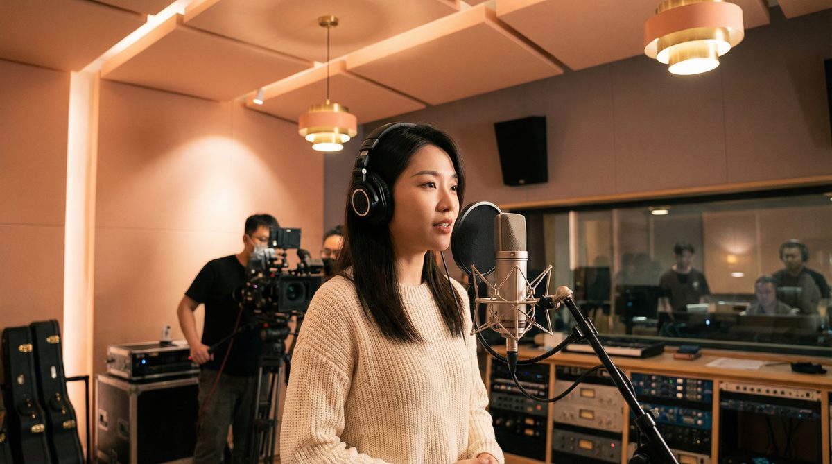 高清3D动漫视频：音乐录制视频幕后花絮